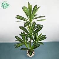 Arbre artificiel brésilien en fer de 150 cm en pot, plante d'eucalyptus simulée pour la décoration intérieure des bureaux et des halls