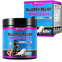 Probiotiques Immunitaires pour Chiens : Soutien des Allergies Saisonnières, Santé Digestive Intestinale, Absorption Rapide, Formule à Ingrédients Limités - Porc