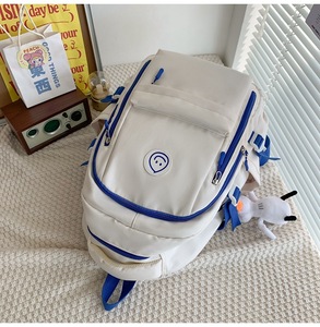 Sac à dos de <span class=keywords><strong>voyage</strong></span> grand format imperméable de haute qualité, fermeture éclair, style japonais, nylon, unisexe, design tendance pour les étudiants, l'école - Product Image 2