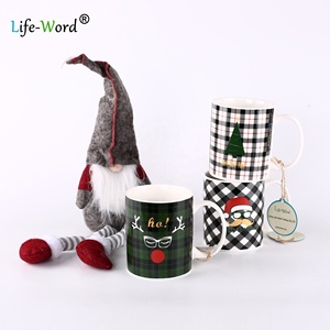 Cadeau de Noël ensemble tasse à café en <span class=keywords><strong>porcelaine</strong></span> <span class=keywords><strong>fine</strong></span> ensemble de tasses à thé tasse en céramique colorée de grande capacité nouvelle tasse en <span class=keywords><strong>porcelaine</strong></span> osseuse personnalisée - Product Image 5