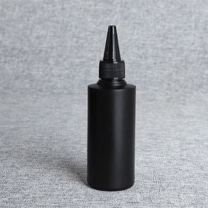 Bon marché Stock 250ml bouteilles vides en plastique PE-HD noir mat 250ml bouteilles en plastique à presser pour ongles <span class=keywords><strong>liquide</strong></span> monomère vernis à ongles bouteille en plastique HDPE - Product Image 5