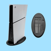 Support de refroidissement vertical ABS pour console PS5 Slim, base antidérapante, protection contre la surchauffe, compatible avec la version CD ROM