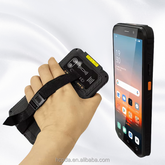 Portable Smart Hospital PDA Android 12 4G WIFI BT GPS AGPS Hands-Free RFID Rugged CPU Healthcare Data Collector Wearable Stock