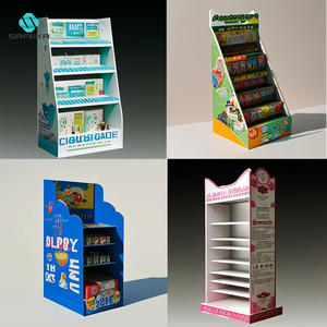 Pop Winkel Display Karton Pop Up Displays Supermarkt Promotionele Cd Display Karton Voor Wenskaarten - Product Image 4