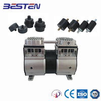 Compresseur d'air à piston silencieux sans huile haut de gamme 850W 8bar pression 12V équipement médical usine directe nouvelle pompe à air de soutien