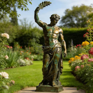 Statua di <span class=keywords><strong>Apollo</strong></span> in Bronzo su Larga Scala Personalizzata, <span class=keywords><strong>Scultura</strong></span> Paesaggistica per Esterni per Progetti di Chiese e Giardini - Product Image 6