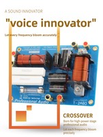 Gertsound T2A80 Réseau de Crossover Métallique Bleu Foncé 2 Voies Audio Son Parfait 12-15 pouces 500-800W 4/8 Protection pour Haut-parleurs