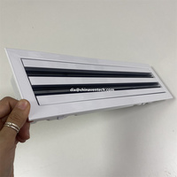 Climatiseur Ventilation Air Plafond Amovible Noyau Lames Réglables Diffuseur Linéaire à Fente