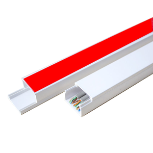 Canalina Portacavi in <span class=keywords><strong>PVC</strong></span> Bianco Solido con Adesivo Integrato - Product Image 1