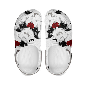 <span class=keywords><strong>Sandalias</strong></span> de algodón EVA transpirables, antideslizantes, estilo Croc, con estampado oscuro, personalizadas, exclusivas para exportación, para <span class=keywords><strong>hombre</strong></span> y mujer - Product Image 3
