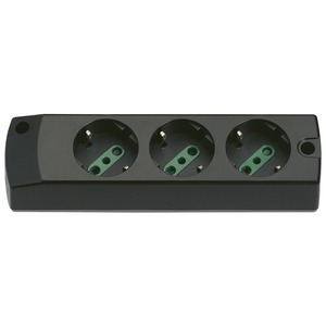ปลั๊กพ่วง 3P30 Nero 3 ช่อง ยาว 11.5 ซม. สีดำ - Product Image 1