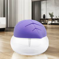 Diffuseur de parfum LED bleu d'intérieur de style européen HDL en gros, en forme de feuille, à brancher, pour la maison et l'hôtel, en plastique, garantie 1 an