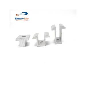 Tiêu chuẩn cao nóng bán bảng điều khiển năng lượng mặt trời gắn chân đế giữa kẹp bảng điều khiển năng lượng mặt trời gắn giữa kẹp cuối - Product Image 5