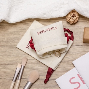 Custom Printed Recyclable <strong>Drawstring</strong> <strong>Bag</strong> <strong>Single</strong>/Double <strong>String</strong> Natural <strong>Canvas</strong> Cotton Pouch Custom Size Silk-Screen Craft Craft - Product Image 5