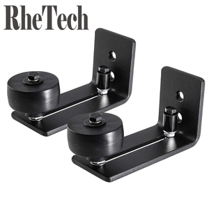 WEKIS per porte scorrevoli in acciaio resistente per portiera da fienile guida moderna e regolabile a rullo per soggiorno <span class=keywords><strong>porta</strong></span> nera resistente a parete - Product Image 1