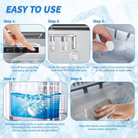 Tablettes de nettoyage en profondeur sans produits chimiques, améliore la saveur et la pureté de la glace, nettoyant premium inodore pour machine à glaçons