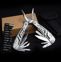 Couteau de poche multi-outils portable, pliable, pour la chasse en plein air, réparation multi-usages, mini-outil portable