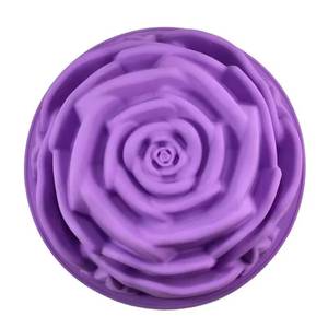 Large Rose-Shaped Silicone Birthday Parties Heat-Resistant Reusable <b>Cake</b> <b>Mold</b> - Product Image 2