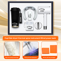 Tendances 2026 Nouveautés Cadeaux d'entreprise promotionnels Coffret cadeau d'entreprise Tasses à café Ensemble de sèche-cheveux pour le marketing avec logo