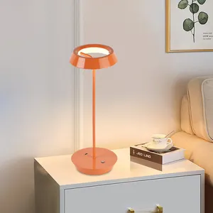 Rechargeable Adjustable Angle Table Night Lights Touch Dimming Reading Portable Wireless Table Lamp For Bedside Reading Room