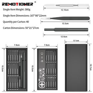 Kit de Reparación Magnético 39 en 1, Juego de Destornilladores de Precisión para Macbook, Laptop, PS4, <span class=keywords><strong>PS5</strong></span>, Switch, Gafas, Relojes y Juguetes - Product Image 5