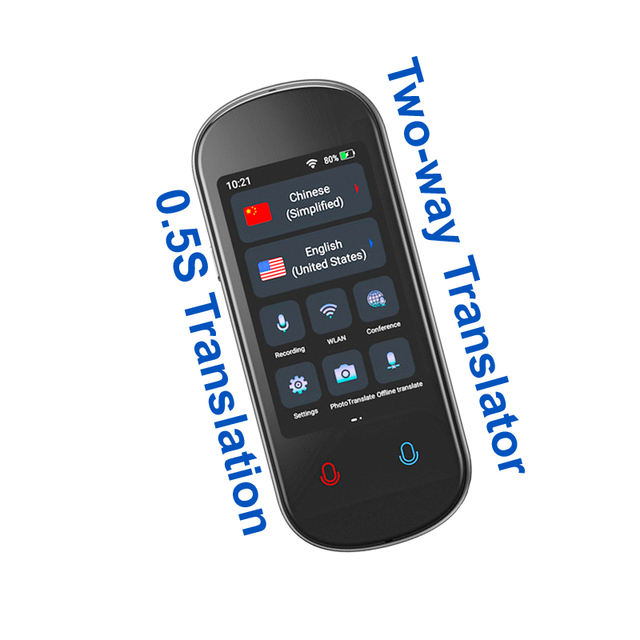 Touch Screen Smart Translator 138 Language Learning Speech Real-time Translation Camera Photo Translator Machine