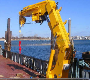 เรือเครนเว่ยฮวา ใช้เครนยกแบบแขนพับได้สำหรับงานทางทะเล เครนยกบนเรือสำหรับงานนอกชายฝั่ง ขนาด 10 ตัน 6 ตัน แขนยืดหดได้ สำหรับยกเรือบรรทุกสินค้า - Product Image 5