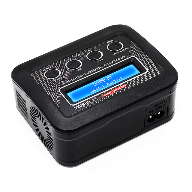 Ultra Power UP60AC 60W 6A 2-4S Lithium Battery Charger Supports Most Marketed Batteries Multi-Charging 80W 20A 15A 25A EU US
