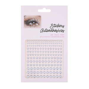 Joyas Faciales para Festivales de Música, Tatuajes Temporales de Perlas, Adhesivos de Piedras y Acrílico para Accesorios de Maquillaje de Fiesta - Product Image 3