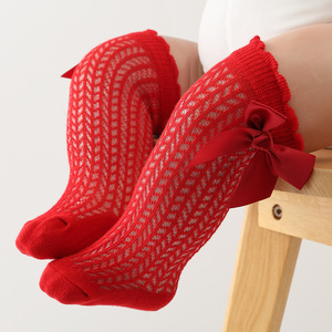 Chaussettes de danse en dentelle pour bébés filles, chaussettes de princesse en dentelle au-dessus du genou, chaussettes espagnoles pour bébés - Product Image 2