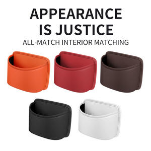 Cubo de Basura Universal de Lujo para Auto con Logotipo Personalizado, Caja de Almacenamiento para Puerta, Bolsa Organizadora Colgante Plegable para Respaldo de Asiento, de Cuero, Portátil, de 1-3L, YS - Product Image 5