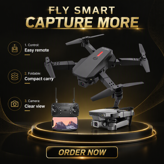 New Arrival E88 Pro Mini Drone 8k Professional Dual Camera FPV Beginner Drone Children's Toy Aircraft for Birthday Gift