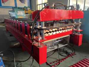 Kaltwalzform maschine Wellblech Dach herstellungs maschine Wellblech produktion Kalt verzinkung linie - Product Image 5