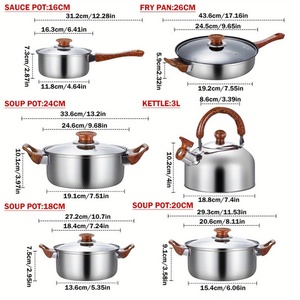 <span class=keywords><strong>Set</strong></span> di <span class=keywords><strong>pentole</strong></span> da cucina antiaderente di Design moderno da 6 pezzi con manico staccabile a <span class=keywords><strong>induzione</strong></span> compatibile con <span class=keywords><strong>pentole</strong></span> in metallo sostenibile <span class=keywords><strong>Set</strong></span> di <span class=keywords><strong>pentole</strong></span> - Product Image 3