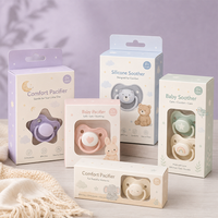 Boîte d'emballage en papier pour biberon et tétine, personnalisée, pliable, pour produits d'alimentation pour nourrissons