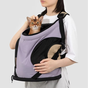 <span class=keywords><strong>Sac</strong></span> de transport ergonomique <span class=keywords><strong>pour</strong></span> animaux de compagnie, en tissu Oxford imperméable et anti-rayures, <span class=keywords><strong>pour</strong></span> petits chiens, avec équilibrage du poids, à porter à l'avant - Product Image 1