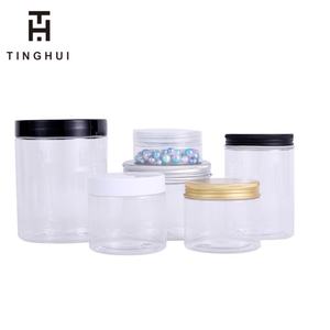 Pot en plastique transparent pour cosmétiques, écologique, à large ouverture, 50g, 100g, 120g, 150g, 200g, 250g, 500g, 4oz, 8oz, 16oz, qualité alimentaire - Product Image 3