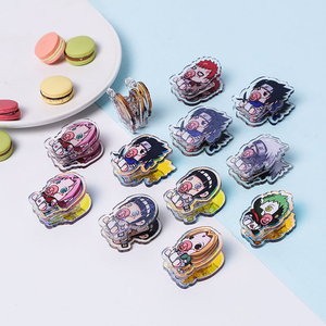 Clips de Acrílico y PP Personalizados al por Mayor, Clips de Almacenamiento con Personajes de Anime y Dibujos Animados para Estudiantes y Oficinas, Accesorios Decorativos para Escritorio - Product Image 1