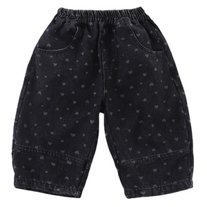 Pantalones Anchos de Algodón con Forma de Corazón para Niños, Primavera y Otoño 2026, Jeans para Niños y Niñas, Pantalones Casuales para Bebés - Product Image 5