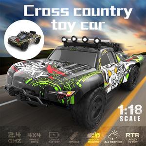 2,4 GHz 4WD RC coche de Control remoto de alta velocidad proporcional Drift <span class=keywords><strong>Racer</strong></span> para niños con controles de función completa vehículo todo terreno - Product Image 3