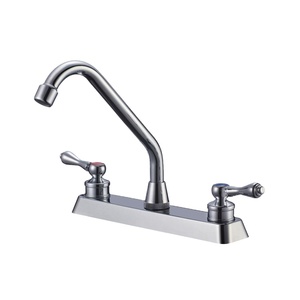 Brass Chậu Rửa <span class=keywords><strong>Basin</strong></span> <span class=keywords><strong>Mixer</strong></span> <span class=keywords><strong>Tap</strong></span> Chìm Vòi Cao 4 Inch 2 Xử Lý Centerset Brushed Nickel Tắm Chậu Vòi - Product Image 1