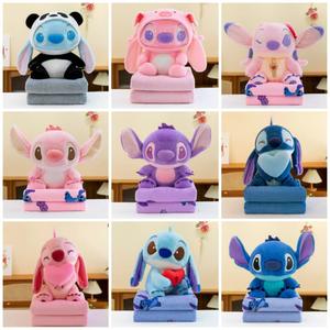 <span class=keywords><strong>Manta</strong></span> <span class=keywords><strong>de</strong></span> Peluche Corta <span class=keywords><strong>de</strong></span> Doble Uso con Diseño <span class=keywords><strong>de</strong></span> <span class=keywords><strong>Stitch</strong></span> <span class=keywords><strong>de</strong></span> Dibujos Animados, Dos en Uno, para Niños (7-14 Años), para Siesta con Aire Acondicionado - Product Image 6