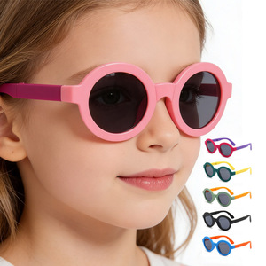 <span class=keywords><strong>Gafas</strong></span> de sol unisex para niños, plegables, con protección UV, <span class=keywords><strong>gafas</strong></span> de sol redondas retro - Product Image 1