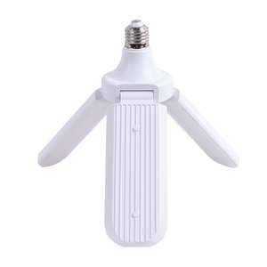 220V E27 B22 Plafond 90 Angle Réglable 36W deformanle Pliable 3 Feuilles Ventilateur Pale de Ventilateur Led Ampoule, A mené <span class=keywords><strong>La</strong></span> Lumière, A Mené <span class=keywords><strong>La</strong></span> Lumière D'ampoule - Product Image 4