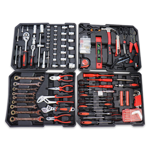 Juego de Herramientas JOEPON de 187 Piezas en Caja de Aluminio Rígida con Cinturón de Herramientas, Kit de Herramientas Manuales Multiusos OEM para Reparaciones en el Hogar - Product Image 2