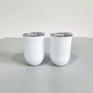 Gobelets isothermes à double paroi de 12 oz pour sublimation, verres à vin et champagne de 12 oz avec couvercle coulissant - Product Image 3