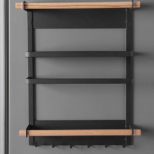 Estante Organizador Magnético para Refrigerador con Soporte para Toallas de Papel, Dispensador de Papel Film, Ganchos, Sin Perforaciones, Estante de Almacenamiento para Cocina - Product Image 2