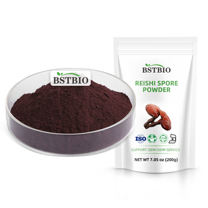 BSTBIO 버섯 보충제 Reishi 분말 껍질 깨진 <span class=keywords><strong>Ganoderma</strong></span> <span class=keywords><strong>Lucidum</strong></span> 포자 분말 - Product Image 1