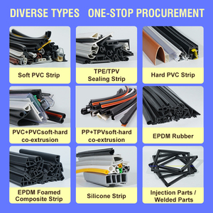 कस्टम ठोस रबर पैड एम्प/पीसी स्ट्रिप्स पर्दे की दीवार कांच विरोधी-टक्कर पैड आयताकार बफर चटाई कस्टम रंग - Product Image 3