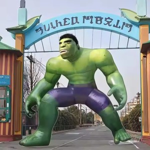 Lớn Cao Carton <span class=keywords><strong>Inflatable</strong></span> PVC Hulk Bóng Linh Vật Mô Hình Với Không Thấm Nước Và Tùy Chỉnh Màu Sắc Cho Các Sự Kiện Quảng Cáo - Product Image 2